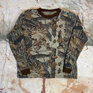 Vintage 90s Long sleeve Camo Shirt